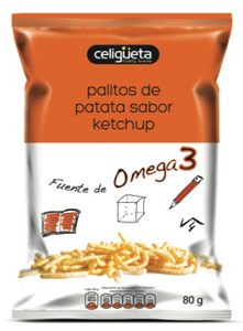 Celigüeta Palitos de Patata Omega 3